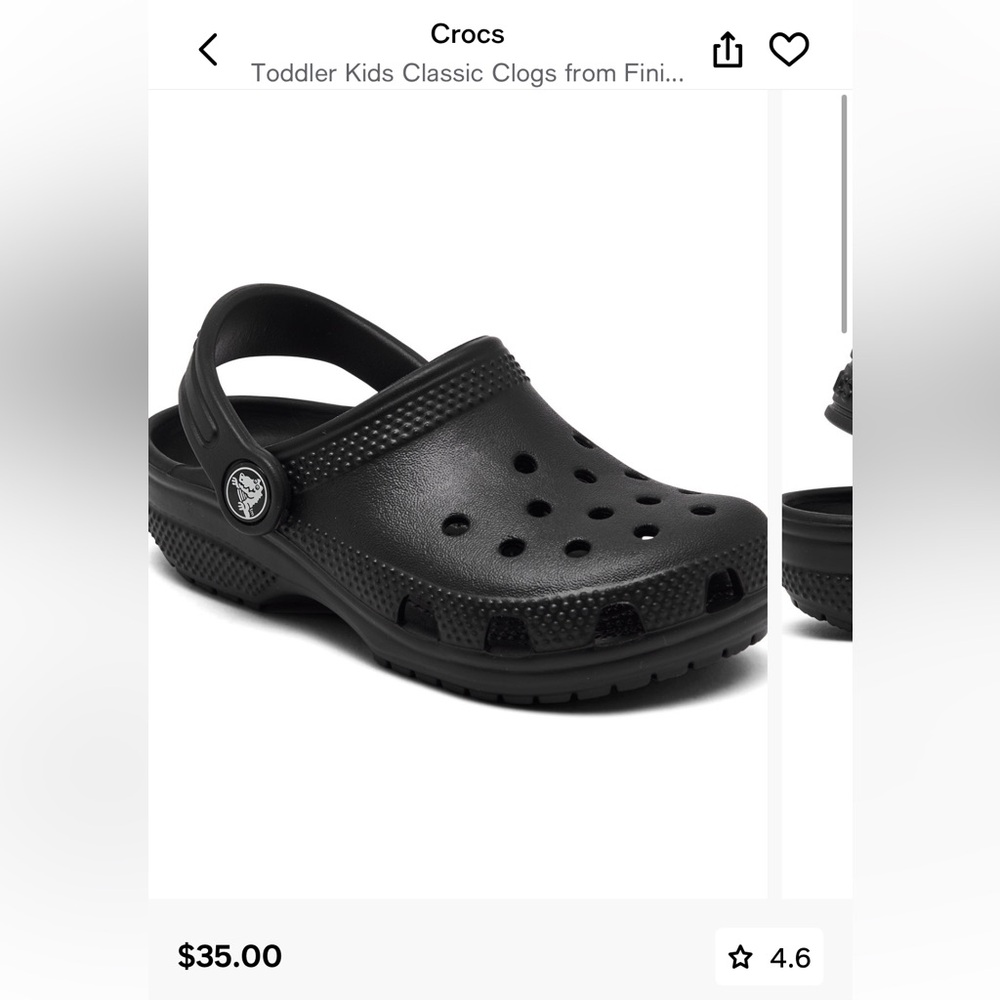 CROCS Toddler Classic Clogs